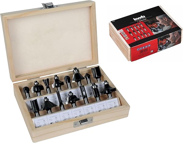 Einhell Set di Frese in Valigetta di Legno