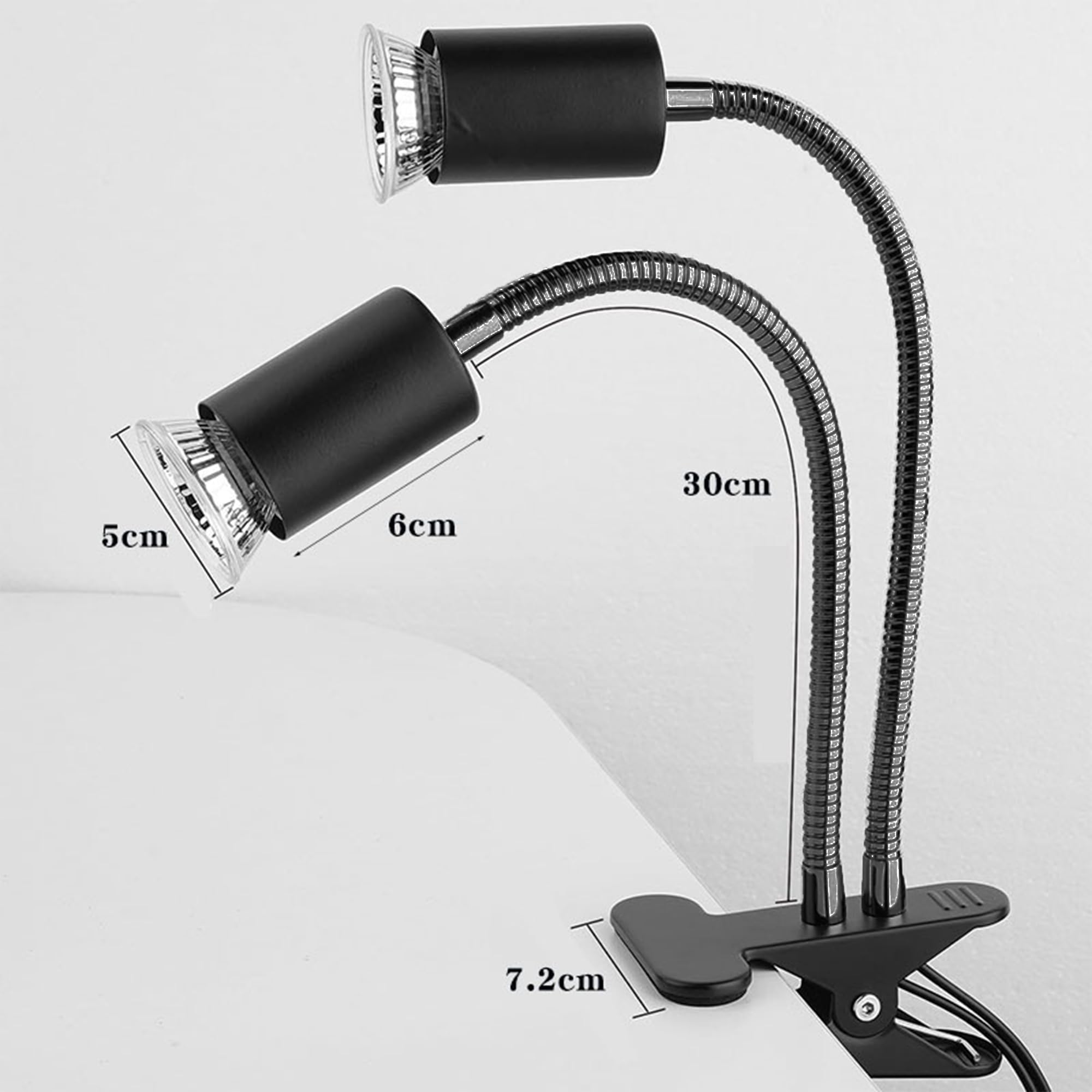 Contraluz Bronceador De Tortuga Con Doble Cabezal De Lámpara, Interruptor Único Negro, Lampara Tortugas De Agua, Tortuguera, Luz Uniforme, Adecuada Para Tortugas, Serpientes, Lagartos