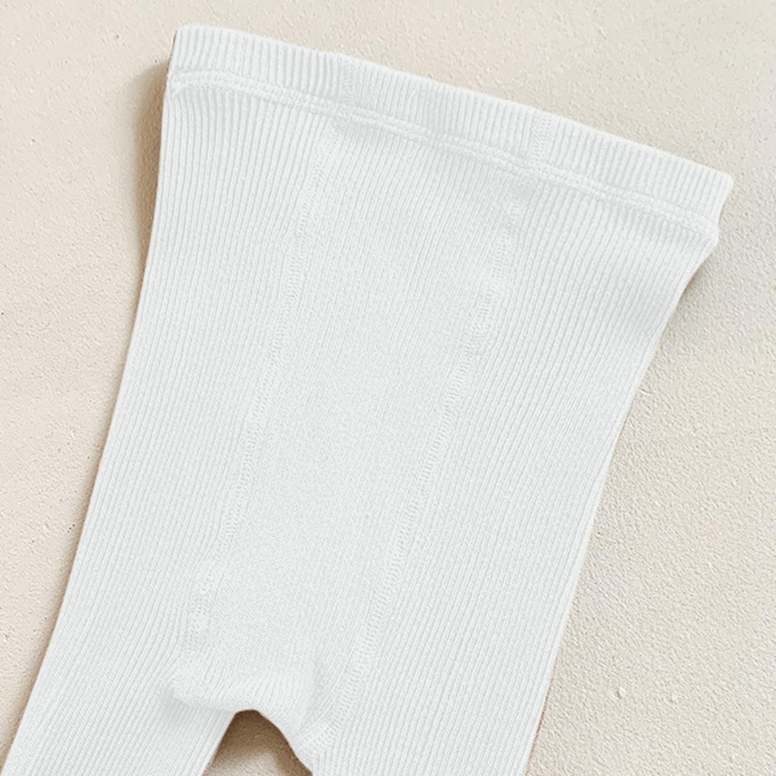 Generisch Collant da bambina in cotone con design a treccia come comodi leggings per la scuola per bambini