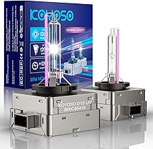 KOYOSO D1S 10000K Xénon 35W Ampoule de HID 66140 66144 85410 85415 Remplacer Kit, Paquet de 2
