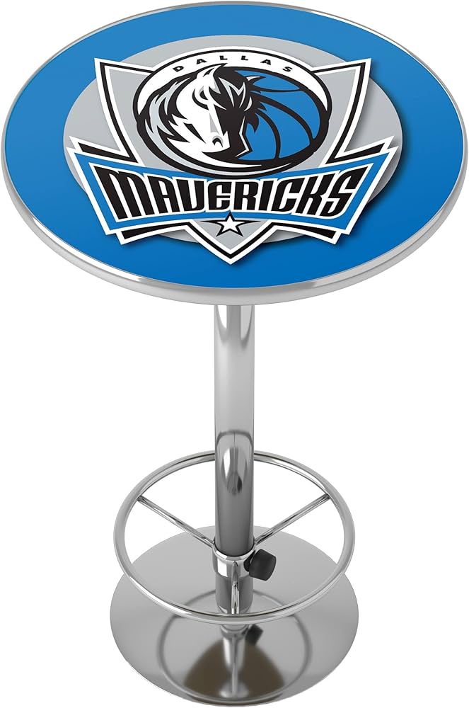 カウンターテーブル・ハイテーブル WTW MARVERICKS TABLE Amazon.com: Bar Table - Dallas Mavericks Logo Bar Height