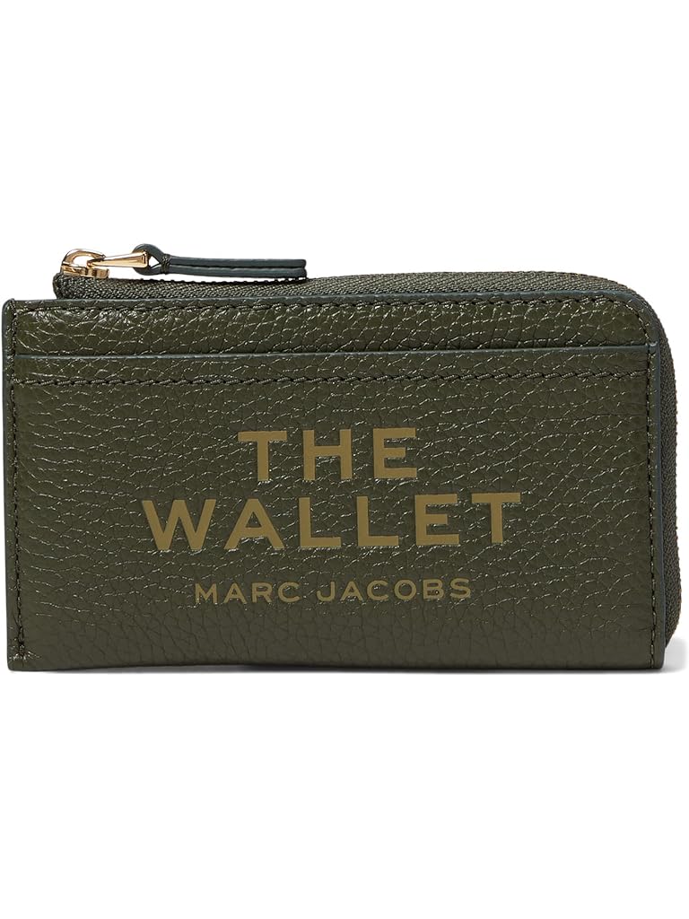 Green Marc Jacobs The Leather Top Zip Multi Wallet