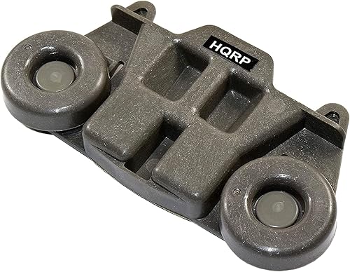 Miniatura 5 de HQRP Paquete de 4 ruedas inferiores compatibles con AP5983730 W10195416V W10105417 PS11722152 W10195416VP GE Whirlpool Kenmore funciona con