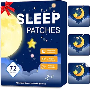 Sleep Patches for Adults Extra Strength with Melatonin, Valerian, and Natural Sleep Support