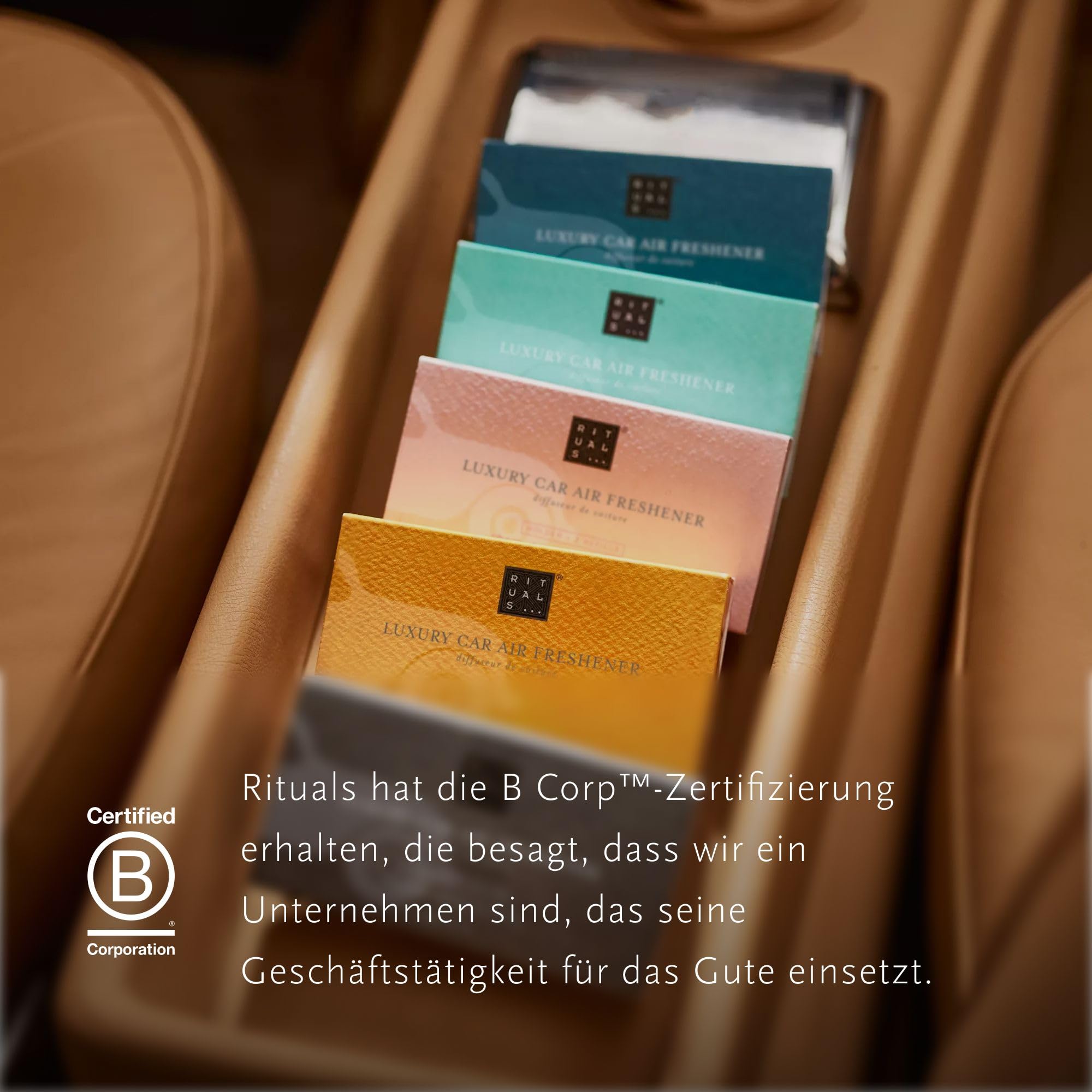RITUALS The Ritual of Mehr Désodorisant pour voiture – Orange douce et bois de cèdre – 6 g