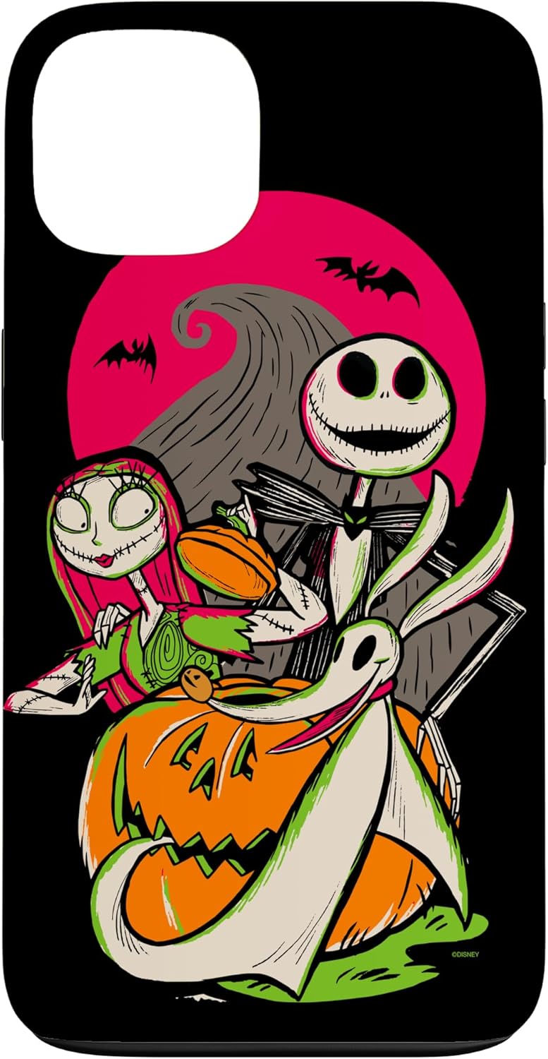 iPhone 14 Disney 100 Nightmare Before Christmas Halloween Jack & Sally Case