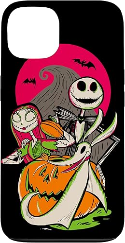 Funda para iPhone 13 Disney 100 Nightmare Before Christmas Halloween Jack & Sally