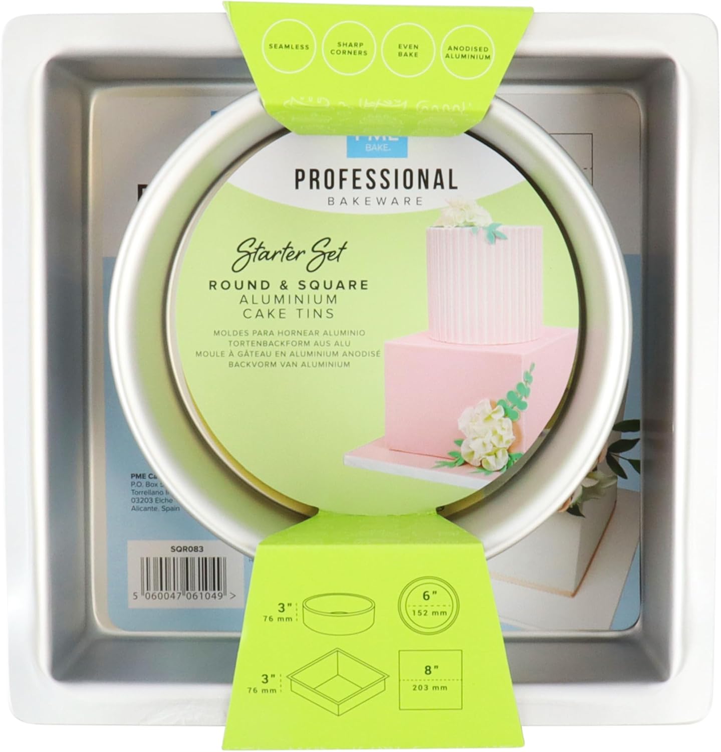 Starter Cake Pan Nesting Set of 2