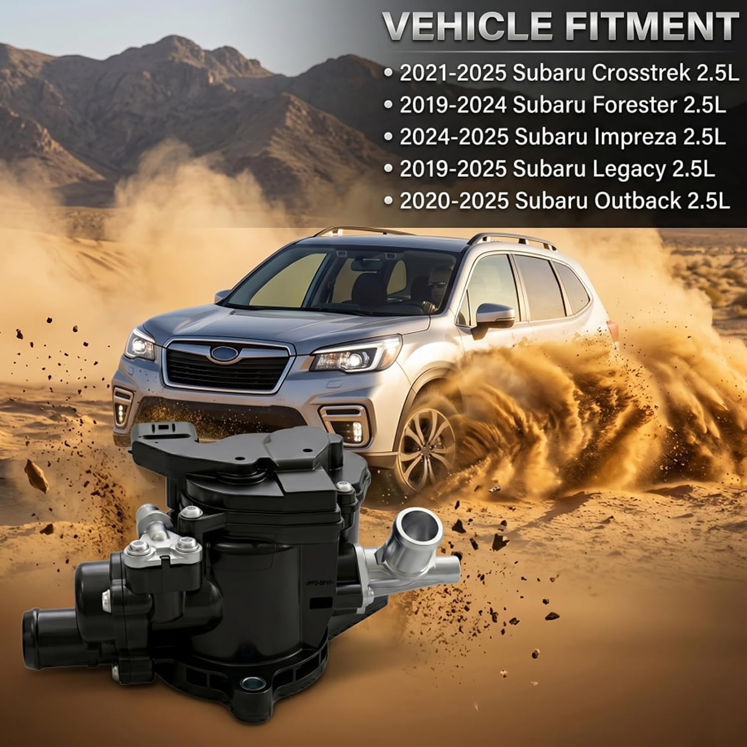 21319-AA010 HVAC Heater Control Valve Replacement for Subaru Crosstrek 2021-2025, Forester 2019-2020, Legacy 2019-2020, Outback 2020 2.5L, Engine Coolant Control Valve Replaces 21319AA010 21319AA040