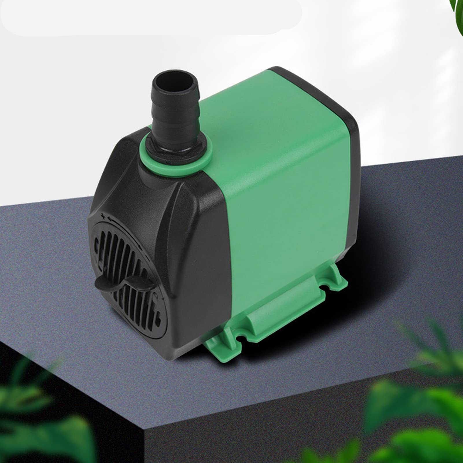 Pompa per Fontana, 60W Risparmio Energetico Basso Rumore 3 Metri Sollevamento 2000L Flusso Cavo di Alimentazione da 6,5 ​​piedi Pompa Sommersa per Bacino di Scultura (Spina UE 220V)