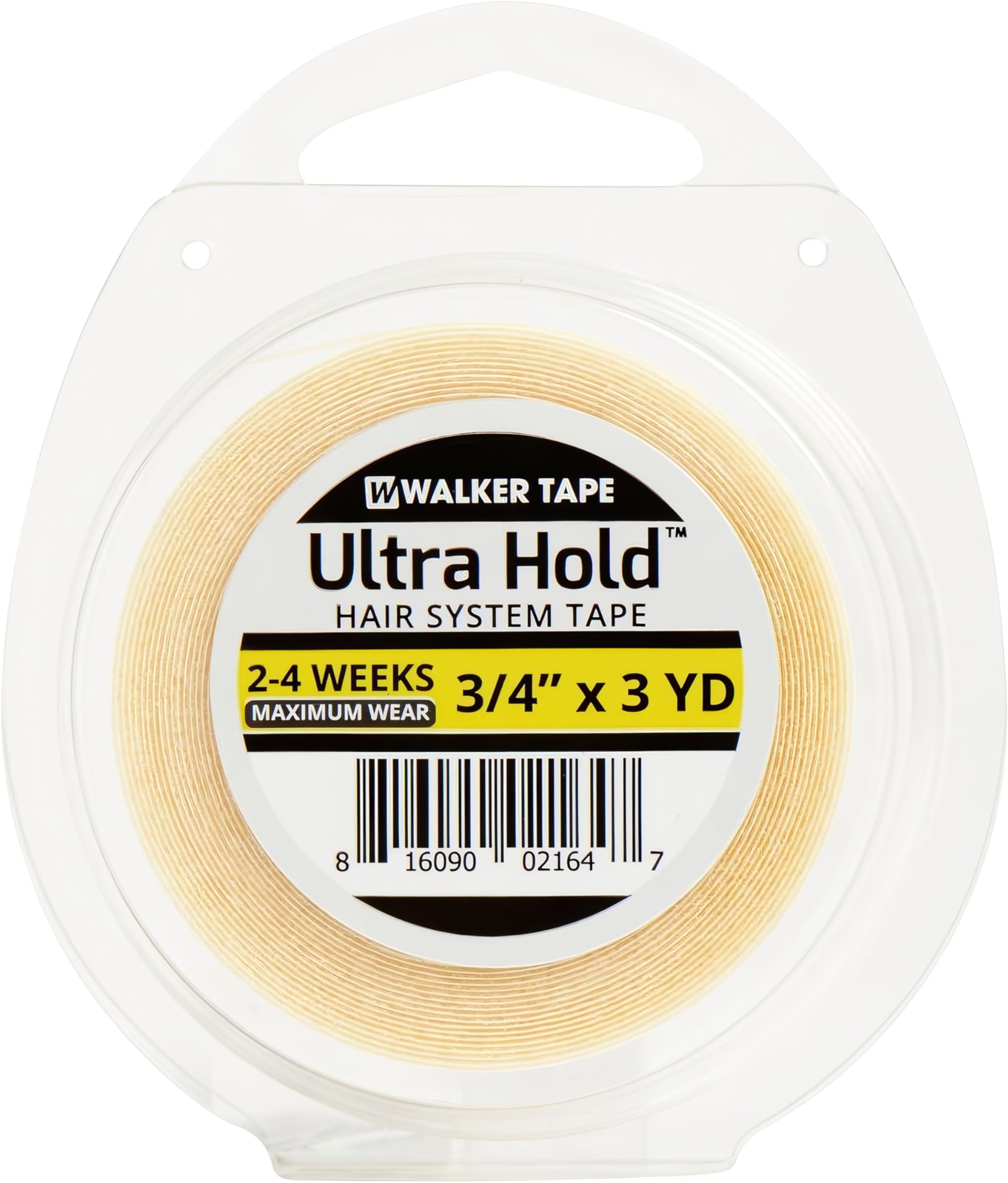Walker Tape Ultra Hold Hair System Tape Roll 3/4" x 3 Yards, Double Sided Wig Tape for Lace Systems, Tape in Hair Extensions Human Hair, Long Lasting Adhesive for Hairpiece Bonding and Replacement