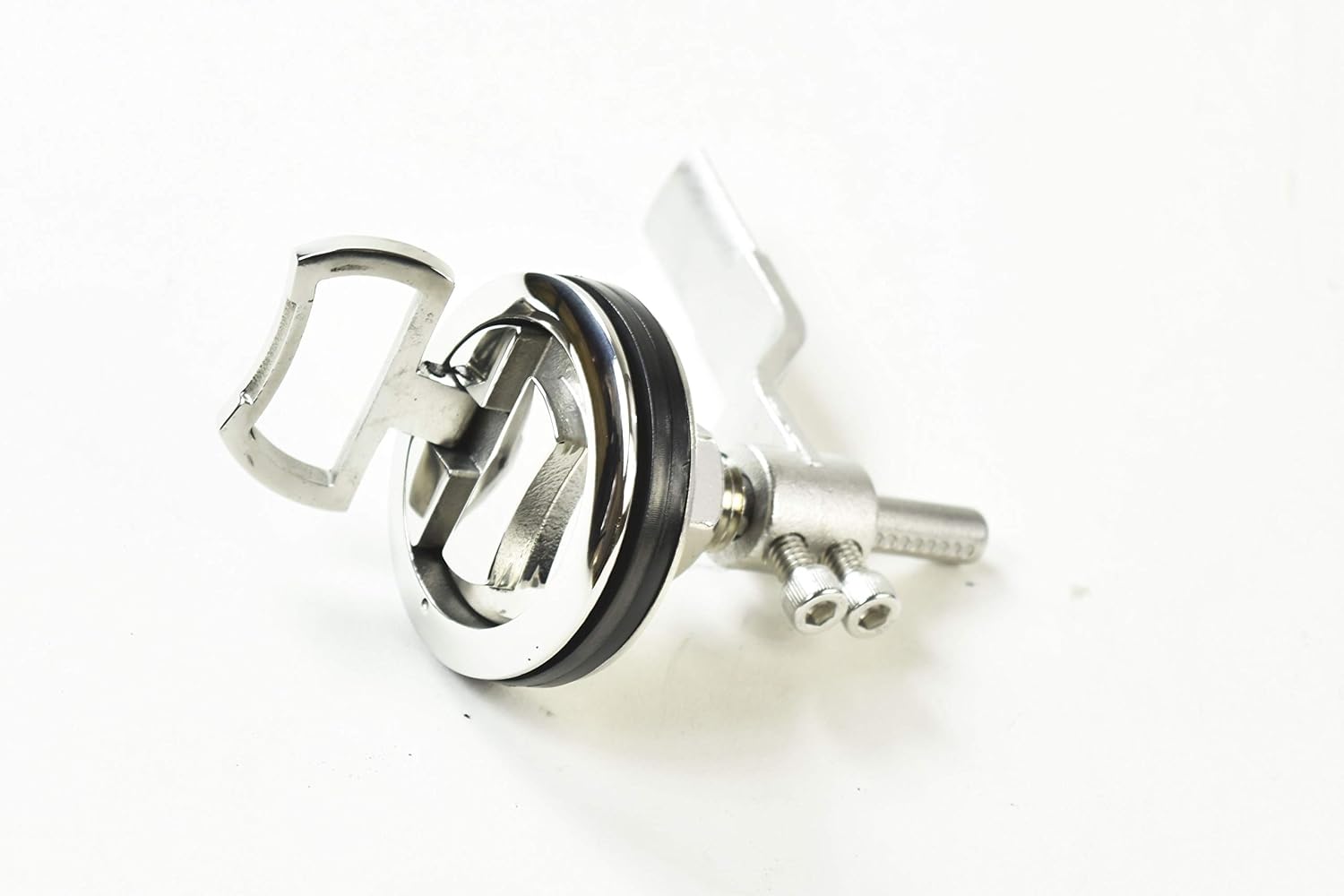 Vinland Marine Lock Latch, Boat Cam Latch, Ø2 Cut Out Hatch Latch, 316 Stainless Steel, Boat Lid Latches, Boat Latches Marine, Boat Hatch Latches for Boat Hatches, Boat Cabin Door Latch, Boat Door