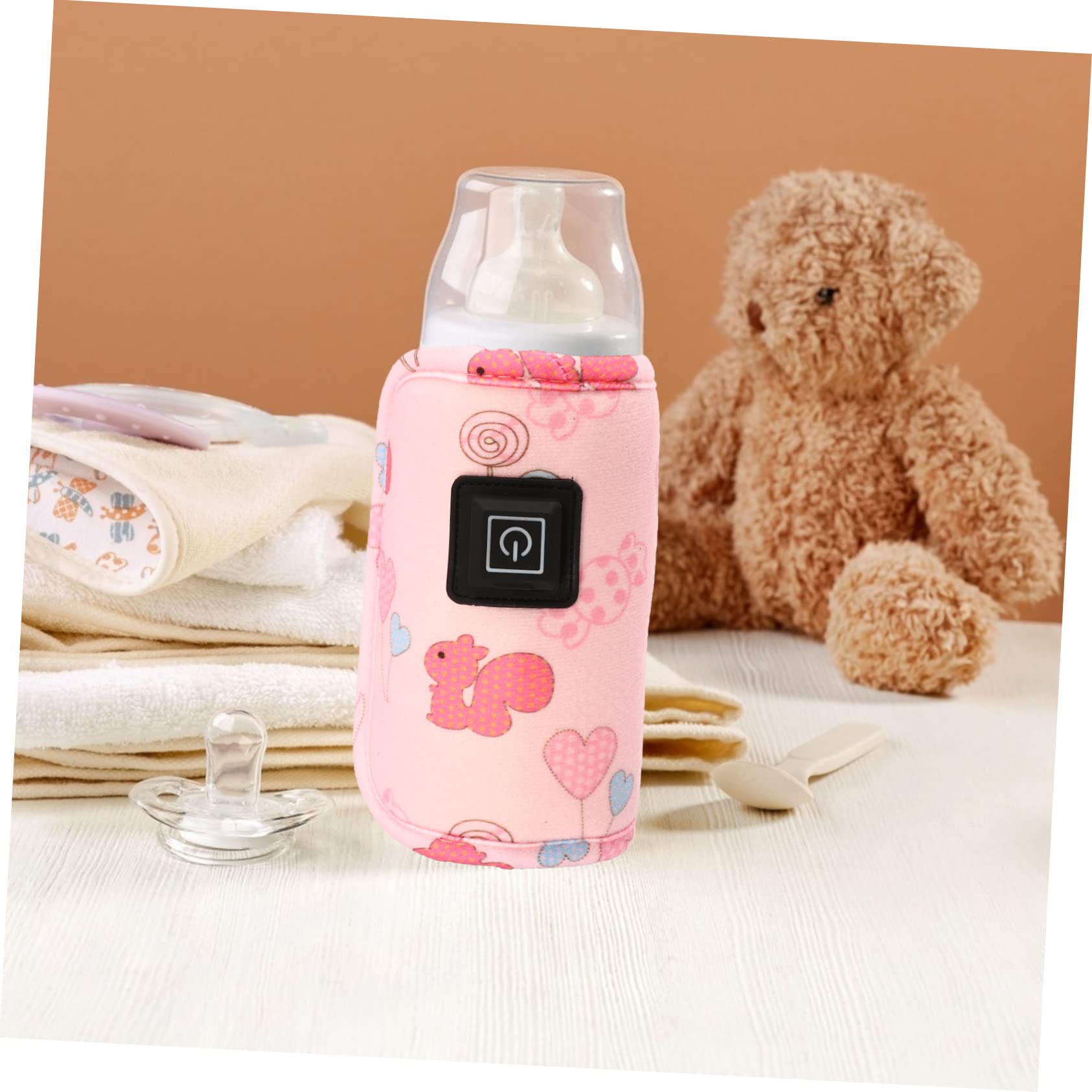 VICASKY 3pièces Chauffe-biberon Usb Portable Pour Garçon Fille Couvercle Chauffant Pratique Accessoire De Voyage Pour Nourrissons Niveaux De Chaleur Facile à Utiliser Extérieur
