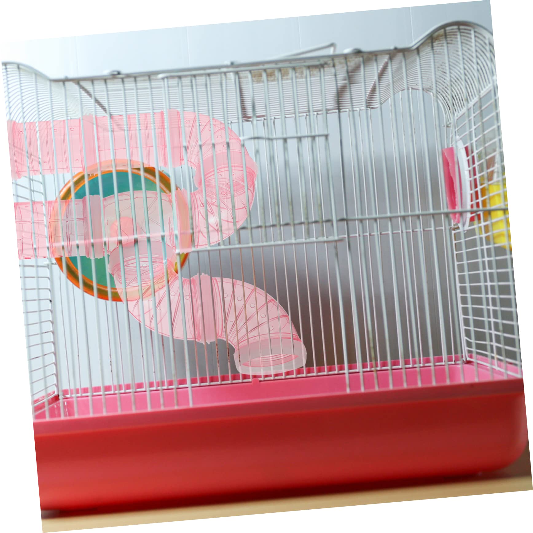 Hamsterverbindungstunnel aus Kunststoff, 12 Stück Rosa Selbstgemacht