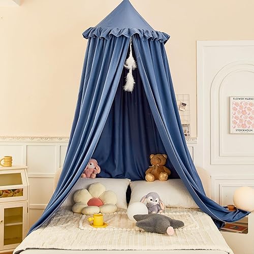 Miniatura 7 de Dix-Rainbow - Toldo para cama infantil de gasa y malla Yran, 3 colores