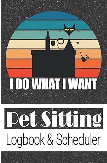 Pet Sitting Logbook and Scheduler: A Pet Sitter and Dog Walker Logbook Tracker and Planner with a 52 Week Undated Calendar, 6" x 9"