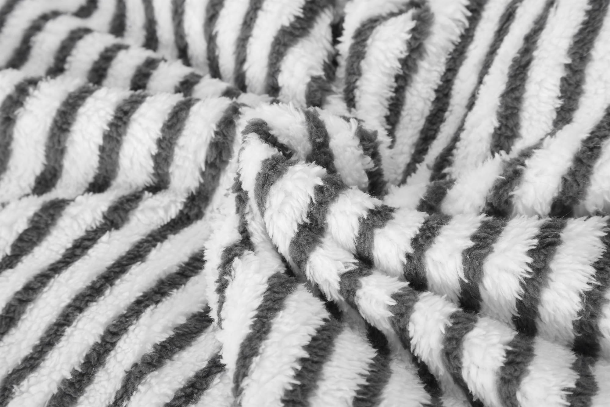 Calming Cuccia per Cani da Compagnia in Morbido Cotone Nuvola con Tetto, Lettino Cane, Letto per Cani Coperto, Sfoderabile e Lavabile Cuscino per Gatti, Cuscino per Cani e Gatti(Stripe,60x50x23cm)