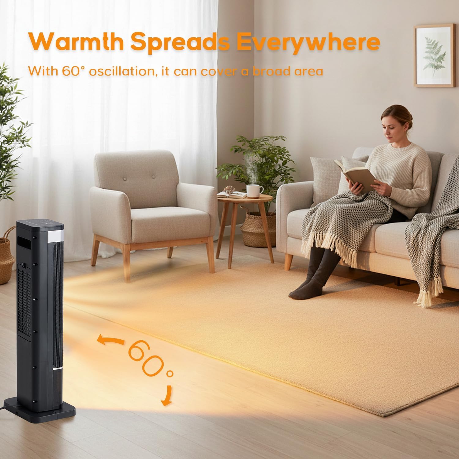 Attaching the Aidoly space heater to its base