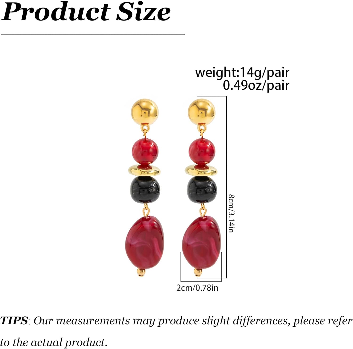 Amber Earrings for Women Brown Crystal Earrings Brown Earring for Women Dangling Teardrop Delicate Vintage Style Gifts - Image 6