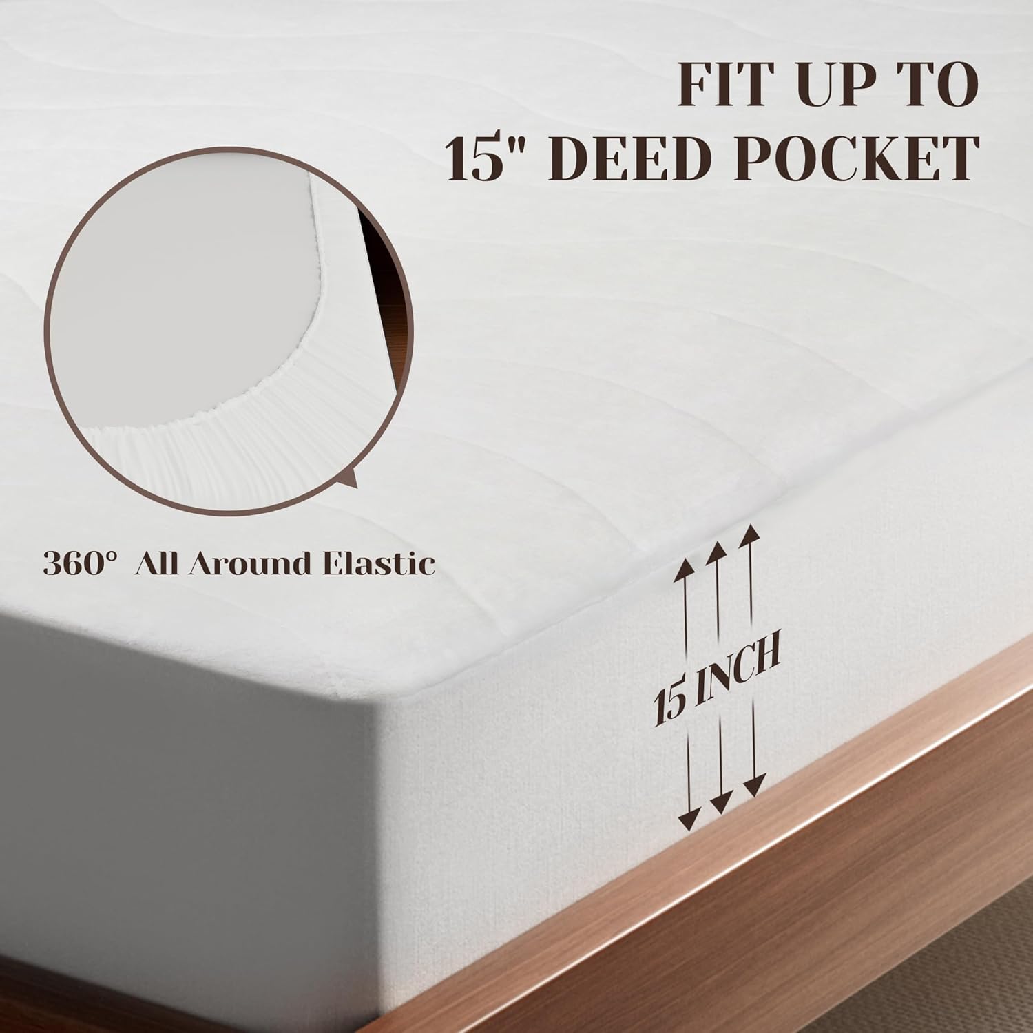 GOTCOZY Multi-Zone Heated Mattress Pad Twin XL Size - Electric Mattress Pad Fit up to 15" with 10 Heat Setting & 12 Hour Auto Off, Independent Body & Feet Heating, Machine Washable(Bleach) - Image 4