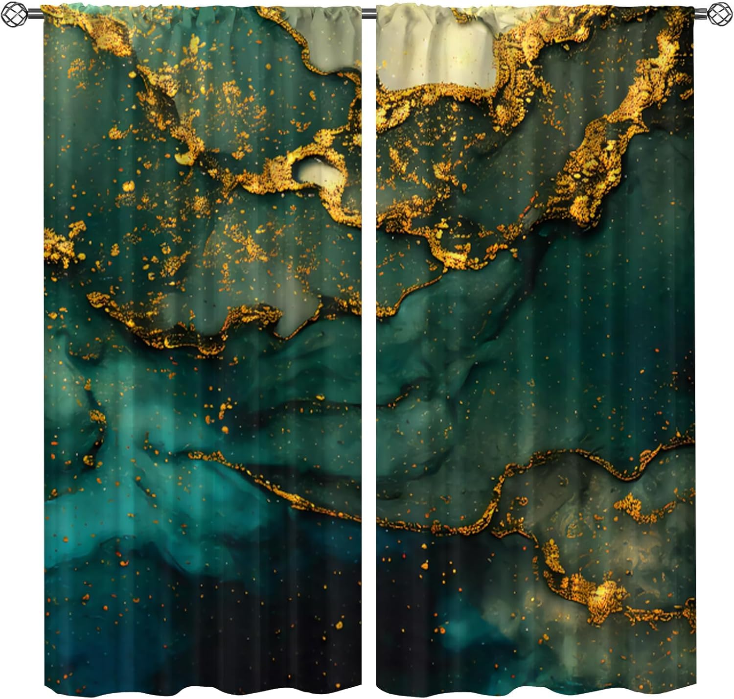 Rideau texture de marbre 3D isolant thermique et phonique pour salon et chambre