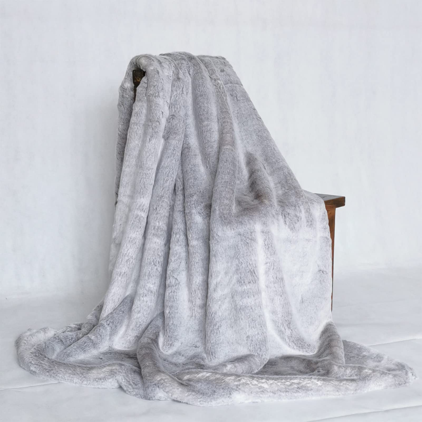 XeGe Coperta morbida in finta pelliccia, 127 x 152 cm, con stampa a mucca, per divano e letto, in peluche peloso, per divano e letto, colore: marrone mucca