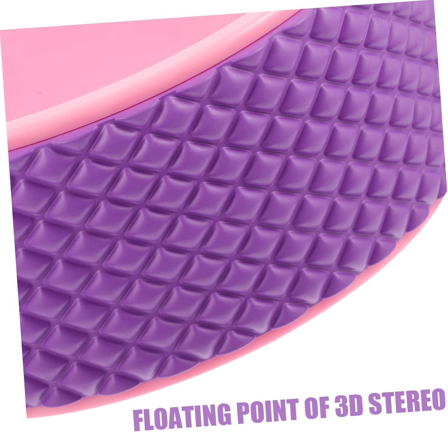 Mikikit 1pc Yoga Wheel for Back Pain Relief Flexibility Massage Roller for Beginners for Yoga Lovers Enhance Balance Stretching and Daily Purple