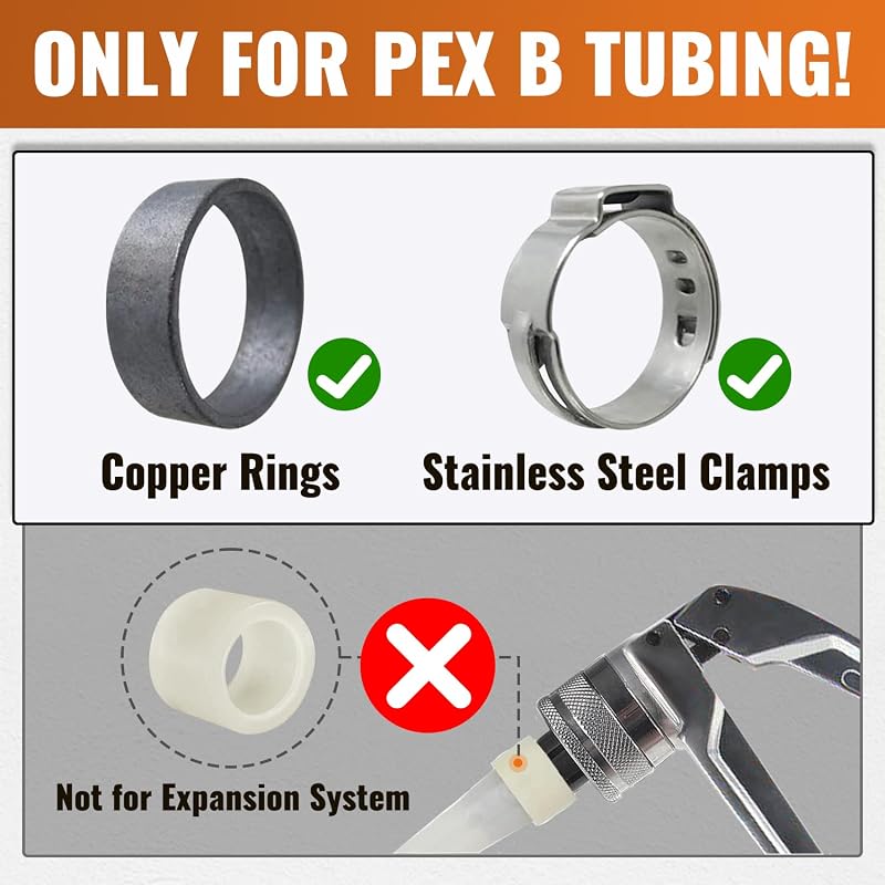 6-Pack PEX Ball Valve 1/2", Shut Off Valve Full Port Quarter Turn | Brass, Hot and Cold, Quarter Turn, 1/2 Inch PEX Fittings