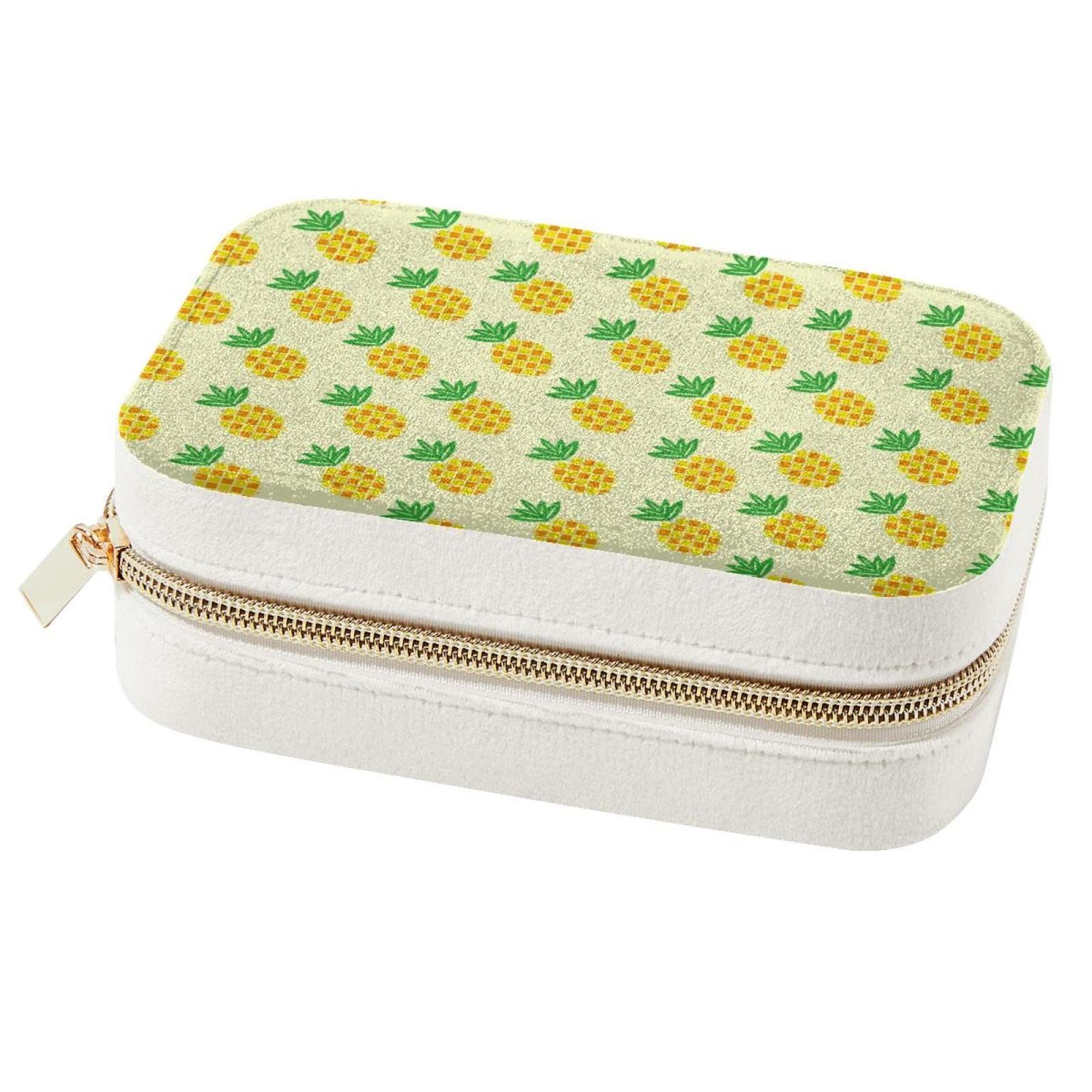 Boîte à bijoux ananas jaune, le cadeau de demoiselle d'honneur parfait