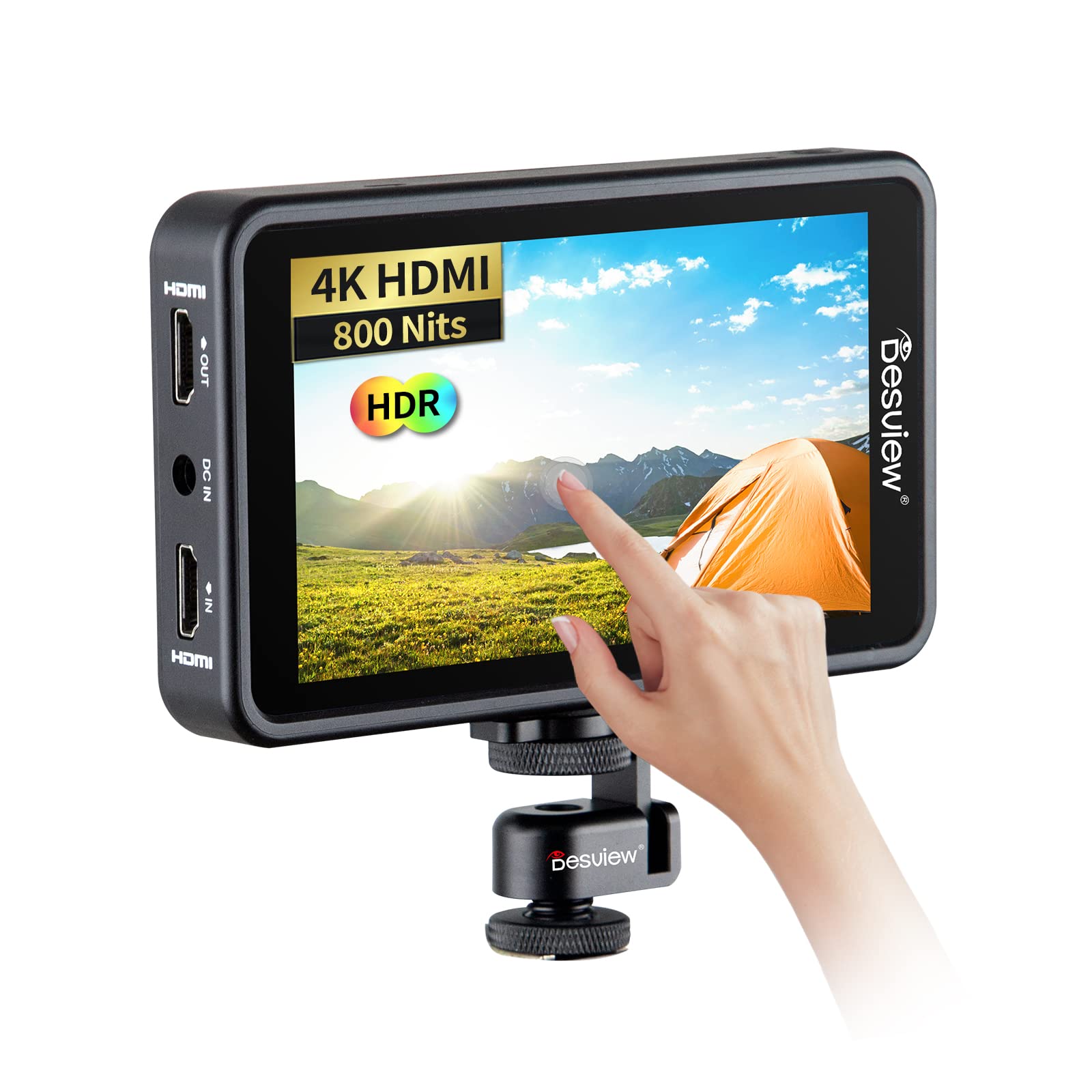 Desview 5.5インチモニター 2800nit Amazon.co.jp: 【 撮影/録画機能一体 】Desview V5 カメラ