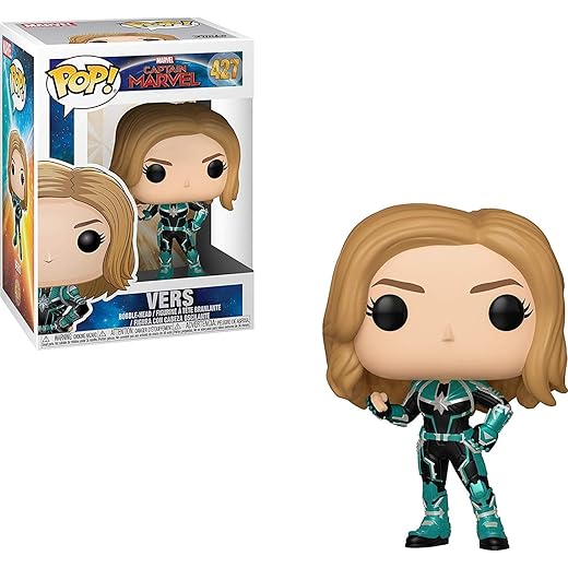 Funko Pop! Marvel: Captain Marvel - Vers Toy, Standard, Multicolor