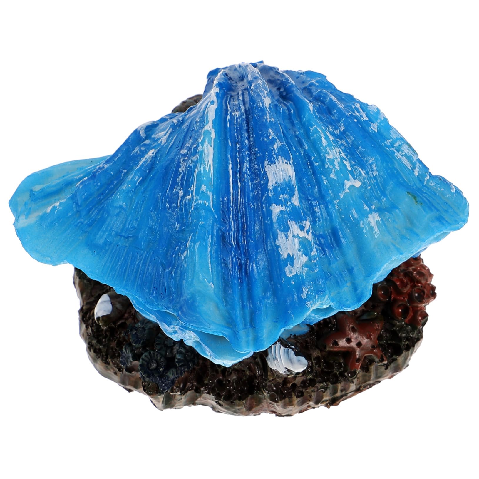 BESPORTBLE 4stücke Künstliche Deko Für Aquarien Bubble Maker Shell Mit Realistischem Design Resin Prop Für Fischversteck Und Wasserlandschaft Als Tisch Oder Bürodekoration
