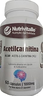 Acetilcarnitina Nutrivitalle 60 Cápsulas