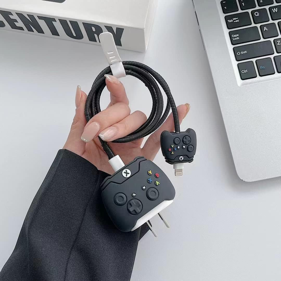 Meyaar Compatible with Apple iPhone Charger Case Cover Cartoon