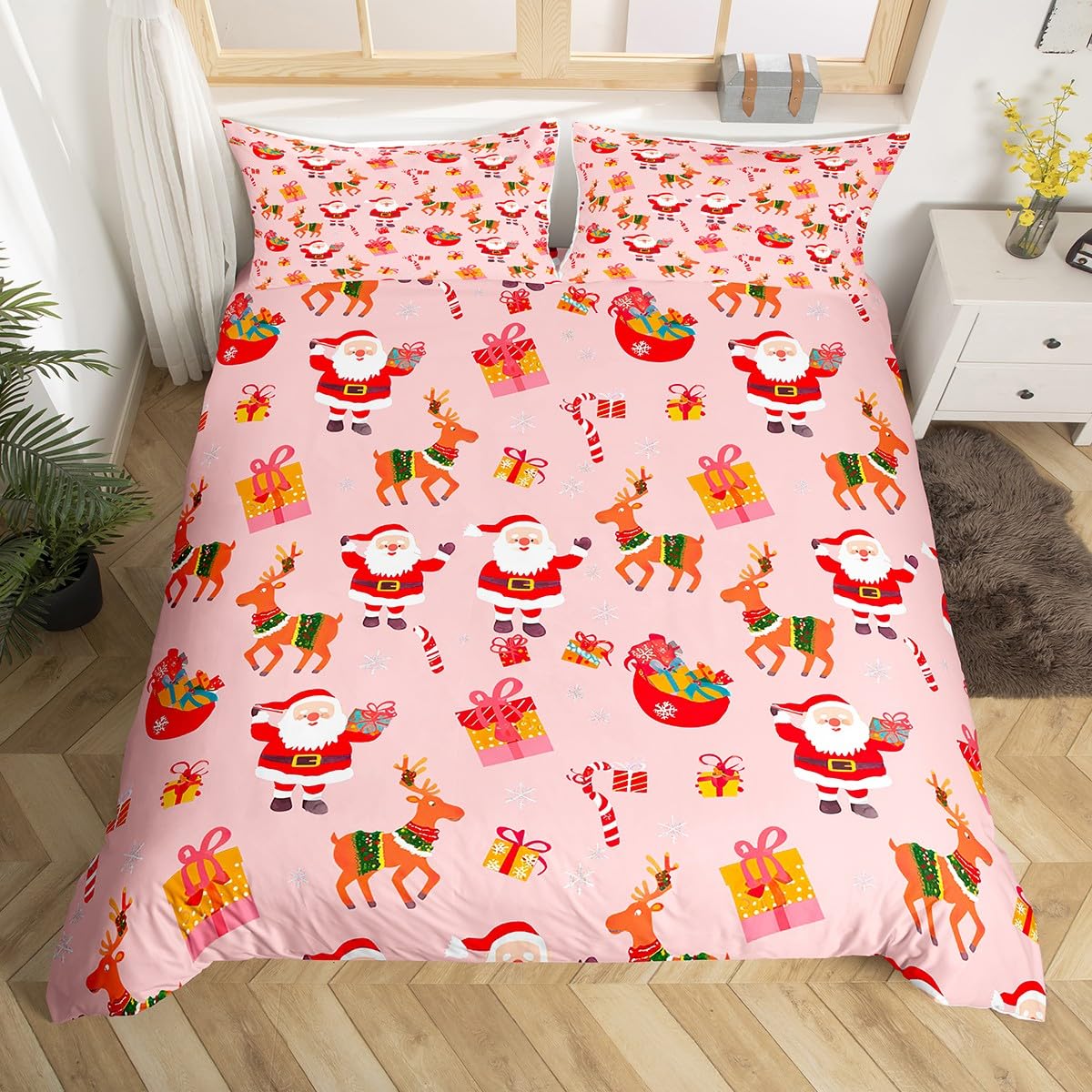 Housse de couette de Noël pour habiller la chambre des enfants en hiver