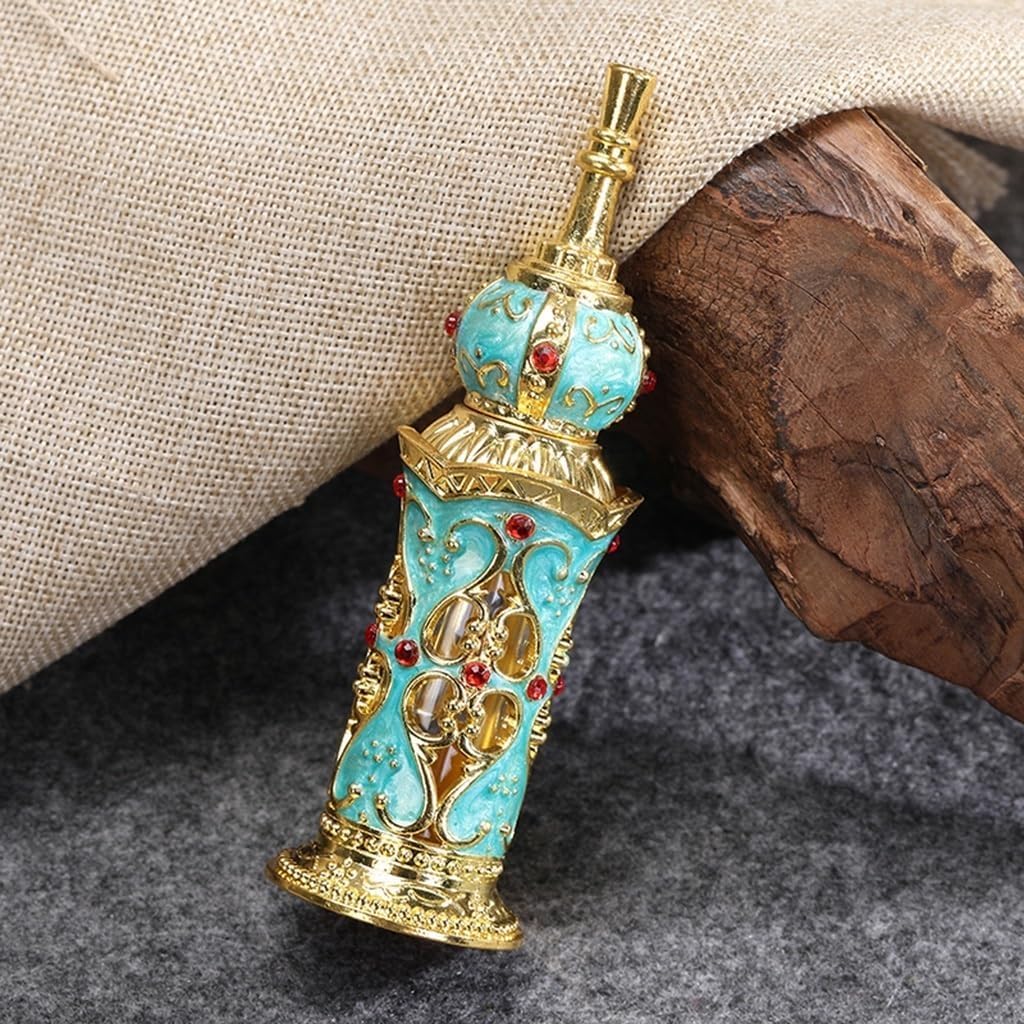 Butelka na perfumy w stylu vintage 12 ml Pusty szklany pojemnik wielokrotnego użytku Dekoracyjne butelki zapachowe do podróży