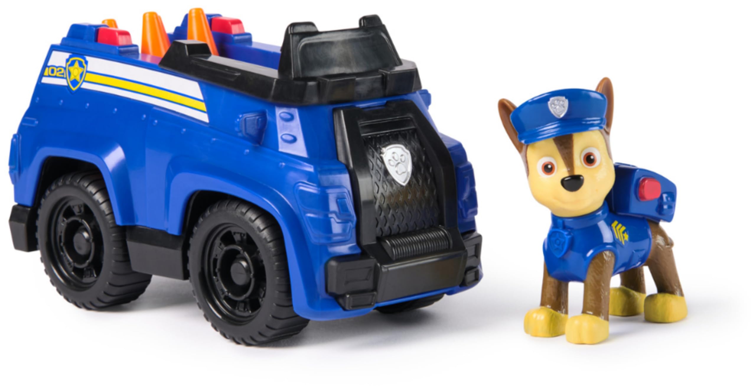 Paw Patrol, Macchina della Polizia di Chase, Veicolo e Personaggio Chase, Giochi Bambini, 3+ Anni