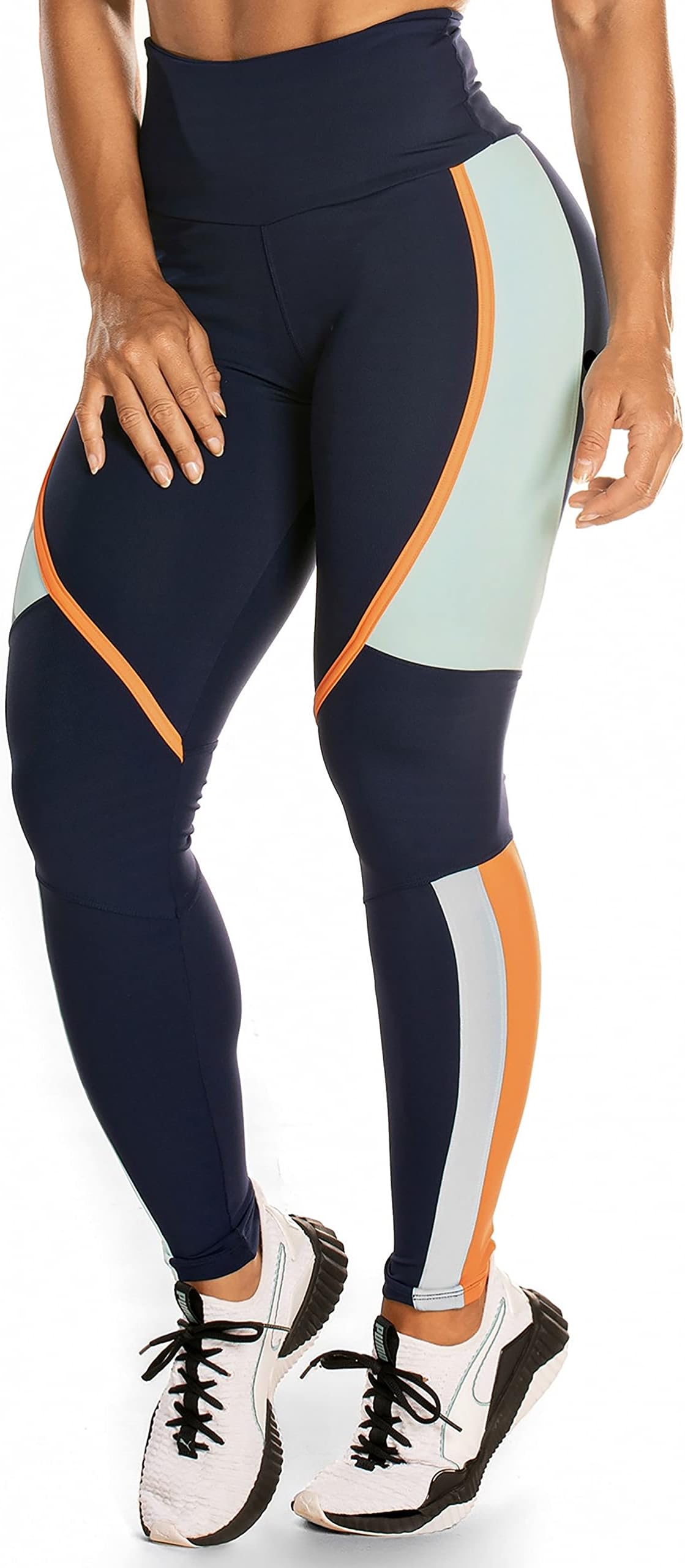 Donna CariocaDominion DONNA CARIOCA Women High Waist Workout Legging, Tummy Control, Butt Lifting, Anti Cellulite. Elegant and Stylish Design.