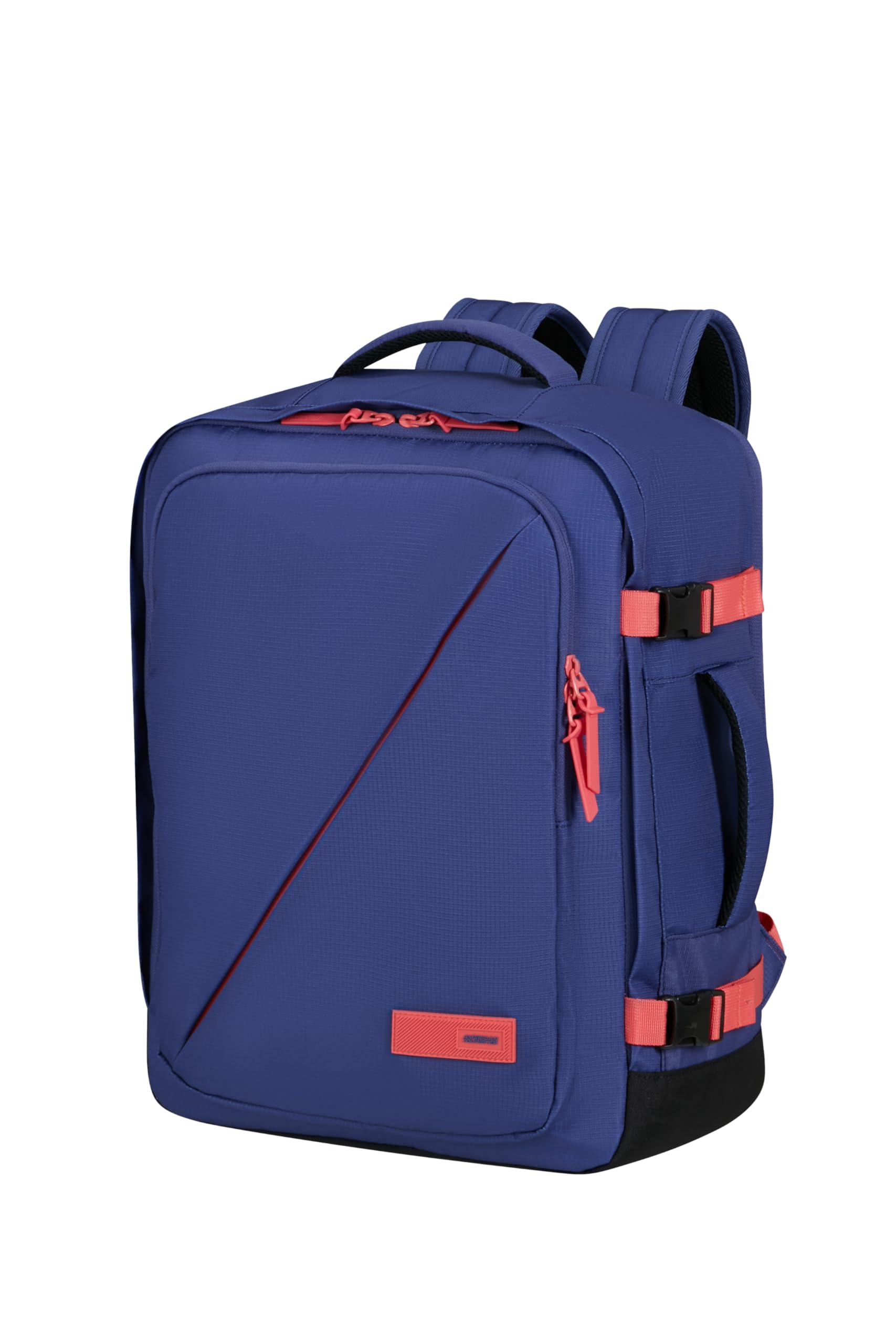 American Tourister Take2Cabin - Wizz Air/Vueling Underseat Cabin Bag,30 x 20 x 40 cm,26.5L, Multicolour (Dusk Purple/Sunset Coral)