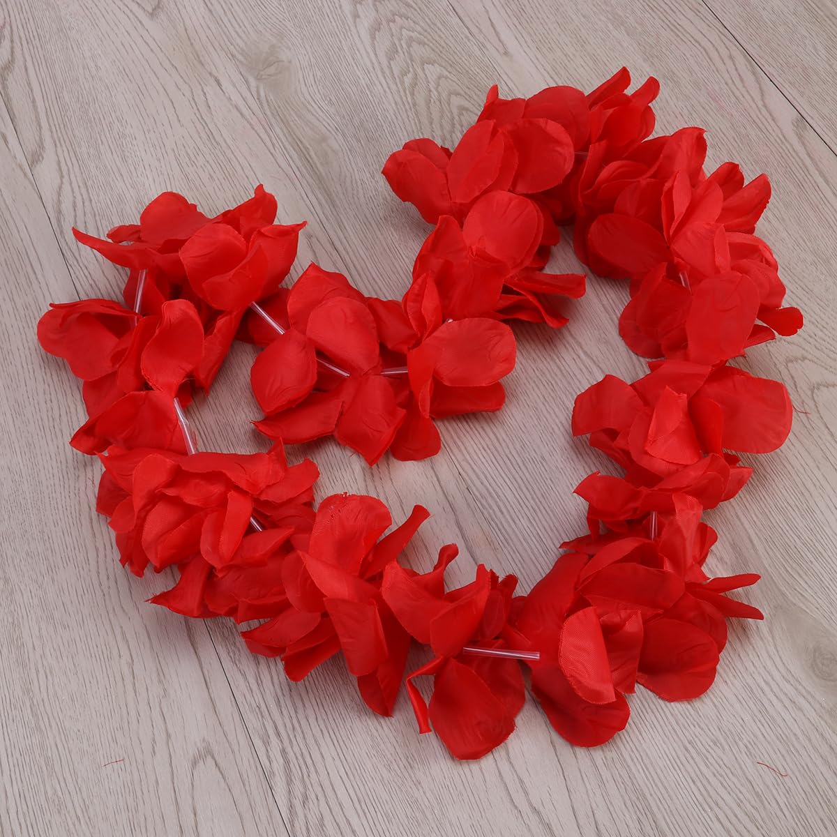 ibasenice 4pcs Ruffled Simulated Silk Hawaiian Lei Necklace Bracelets Wreath Floral Garland for Luau Party Supplies Girls Women - Image 4