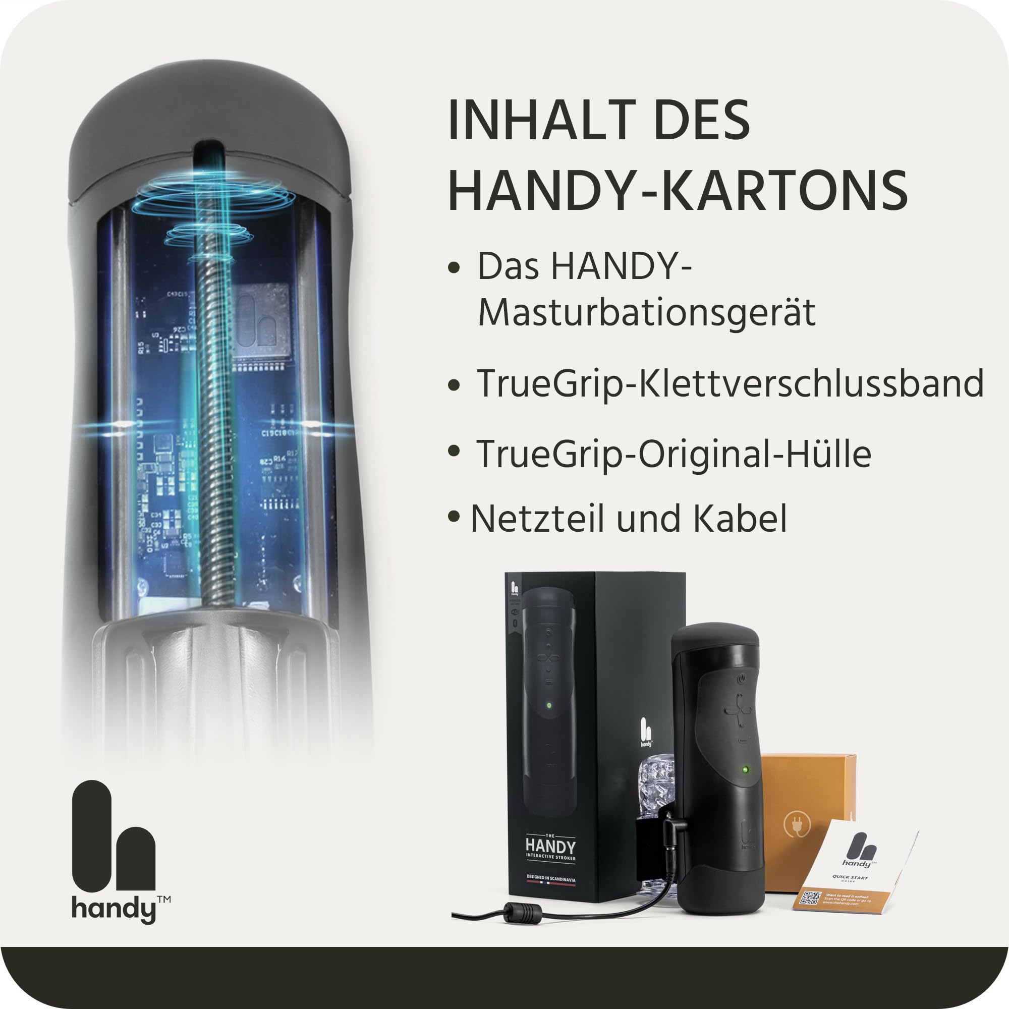 HANDY-Sexspielzeug für Männer – Automatischer Masturbator für Männer mit WLAN/Bluetooth-Verbindung – Interaktiver, VR-kompatibler Stroker für Männer