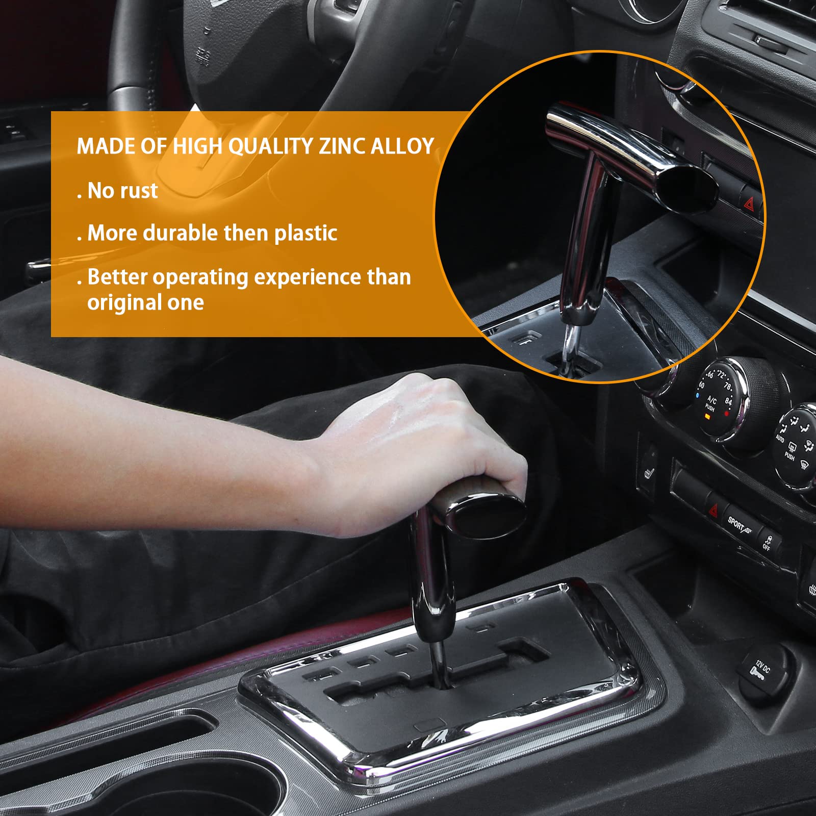 Hoolcar THandle Gear Shift Knob Handle Heavy Duty Gear Shift Handle