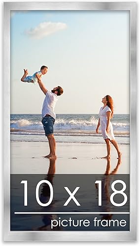 Miniatura 14 de Poster Palooza Marco de fotos de madera tradicional dorado antiguo de 10 x 18 pulgadas con plexiglás acrílico UV, respaldo de tablero de espuma