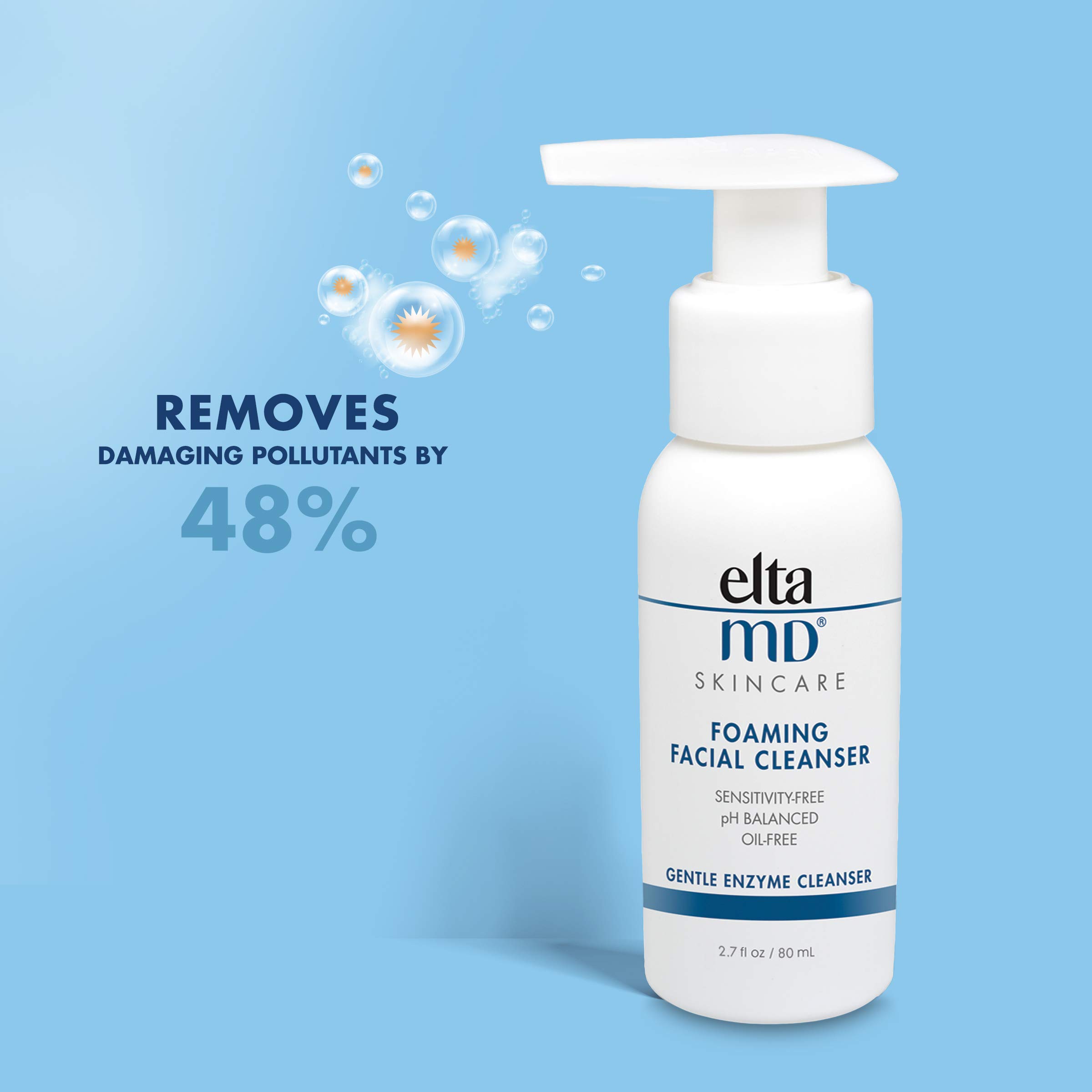 EltaMD Foaming Facial Cleanser Travel Size, Gentle for Sensitive and