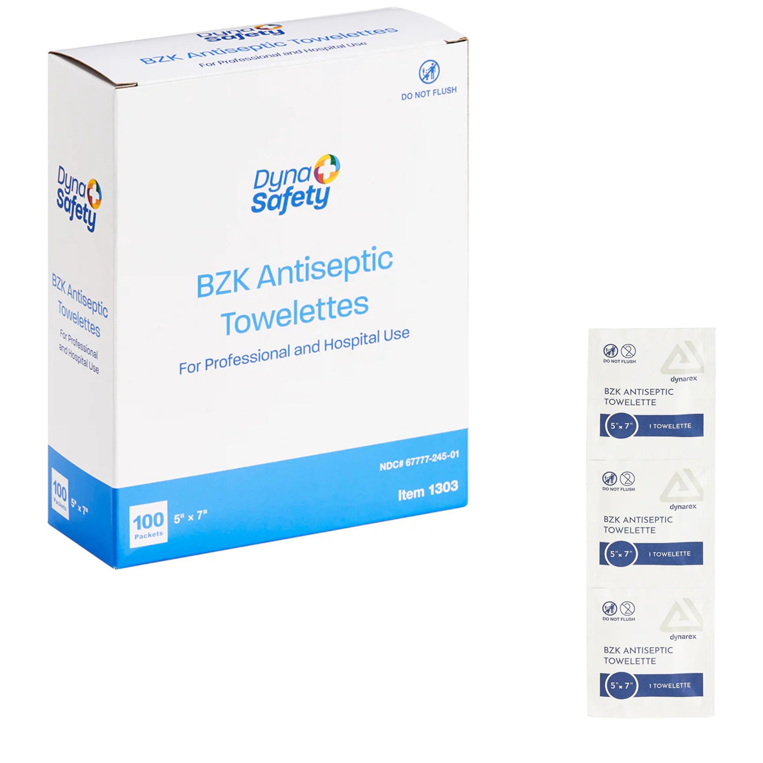 Amazon.com: Dynarex BZK Antiseptic Towelettes, 5