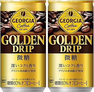 コカコーラ ジョージア ゴールデンドリップ 微糖 185g缶×30本入×(2ケース)