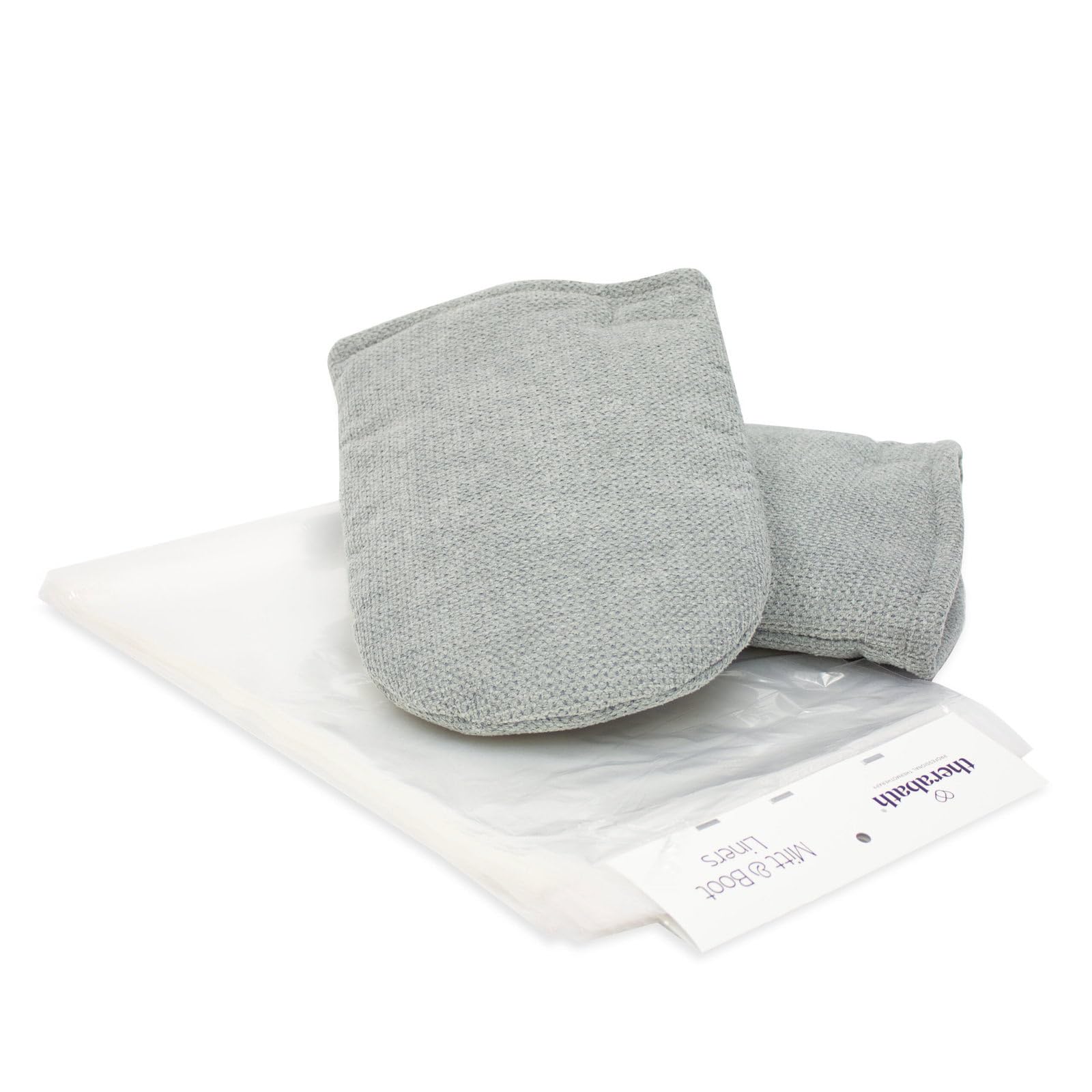 Therabath Insulated Mitt Kit for Paraffin Wax Bath, for Arthritis and Skin Therapy, Includes 2 Hand Gloves and 100 Plastic Liners, for Home and Spa Use, Made in The USA