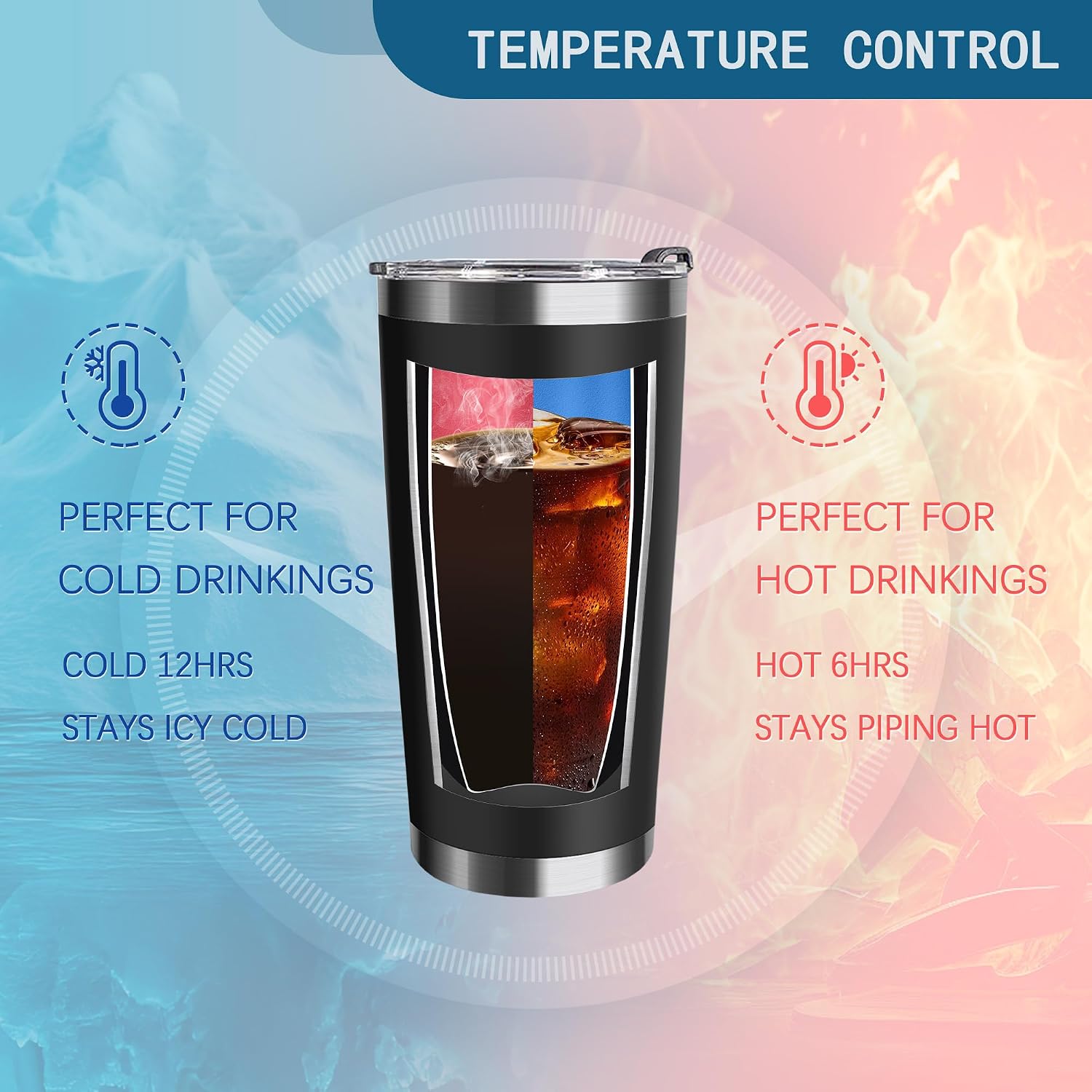 20oz Yet Despite The Look On My Face Stainless Steel Tumbler with Lid image 4