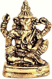 Purpledip Rare Miniature Statue Siddhi Vinayaka Ganesha: Unique Collectible Gift (11173)