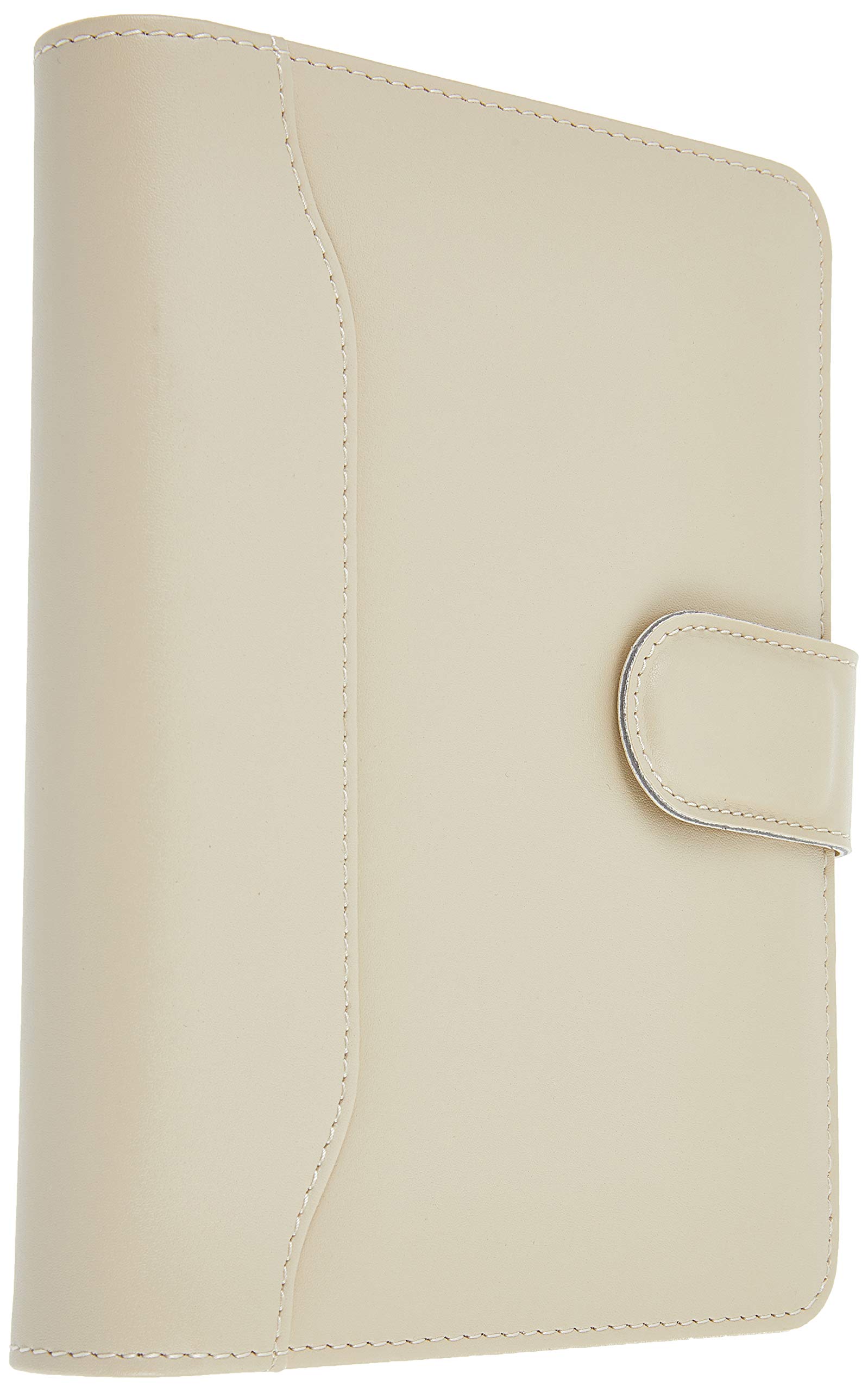 2K 5157 Ajanda Tarihsiz Çizgili 14X20 cm Ajanda/Defter Hesap Makineli Suni Deri Organizer, Bej
